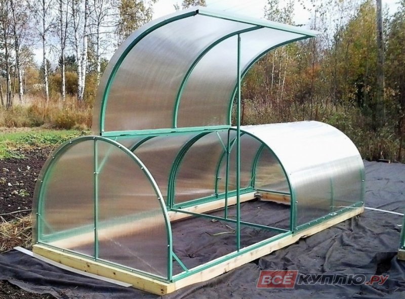 Парник т215 из поликарбоната Green House