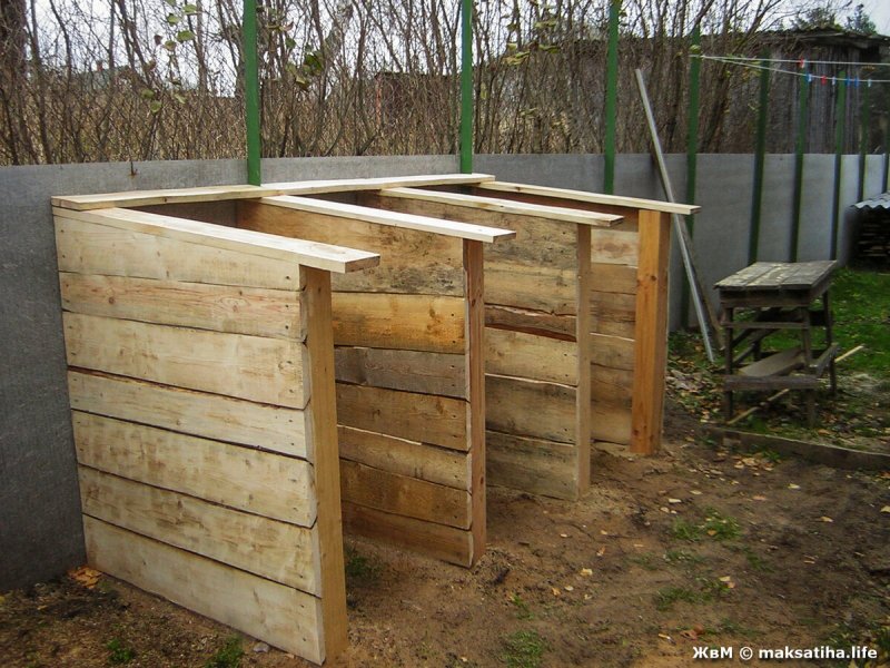 Компостный ящик из бруса