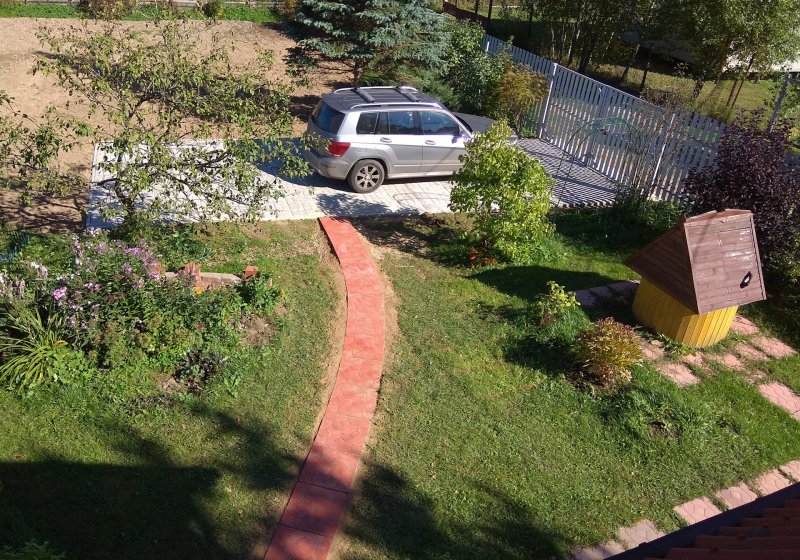 Парковка на участке