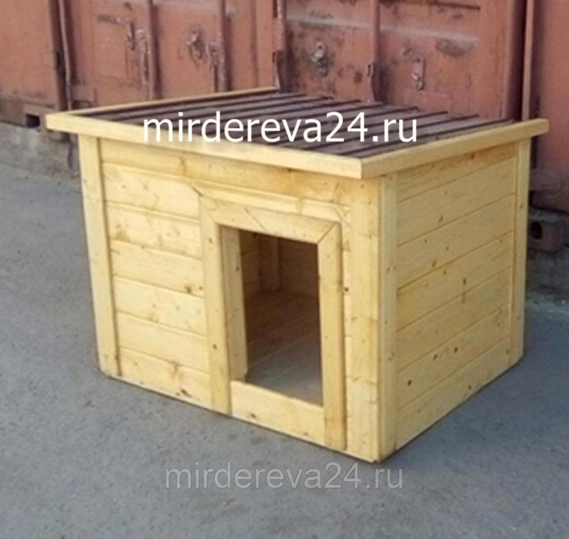 Собака с конурой