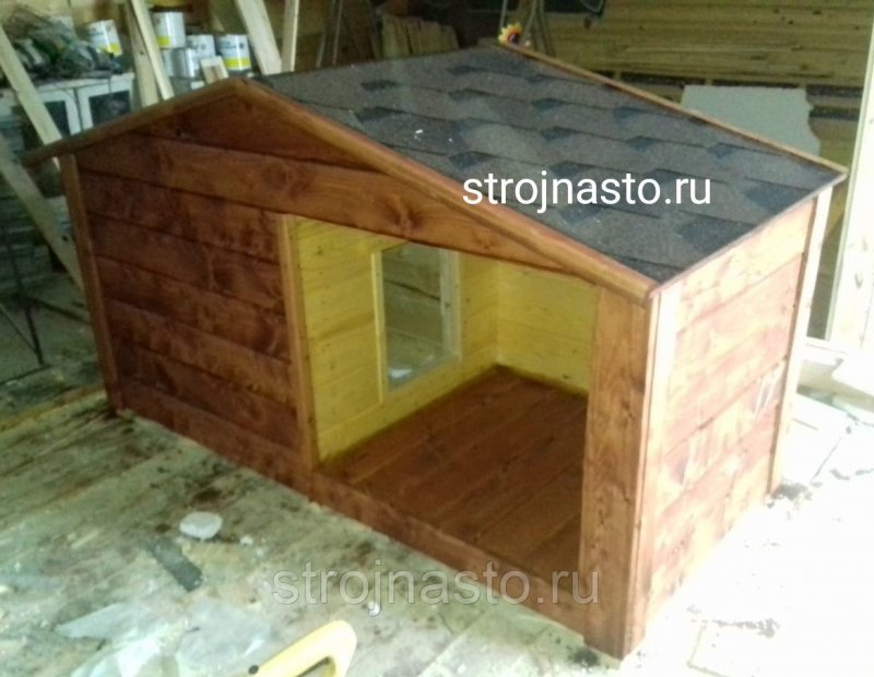 Собачьи будки из дерева