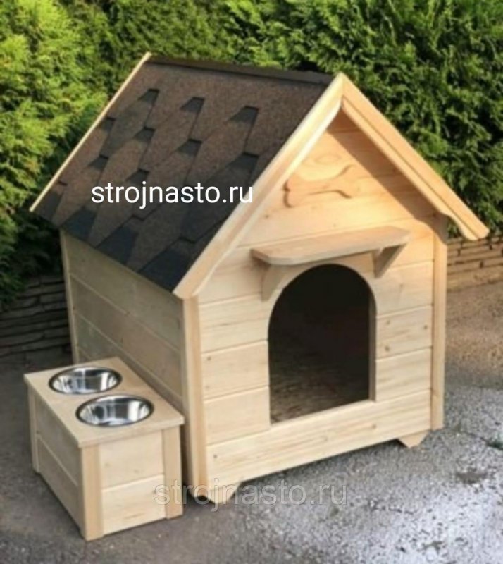 Собака с конурой