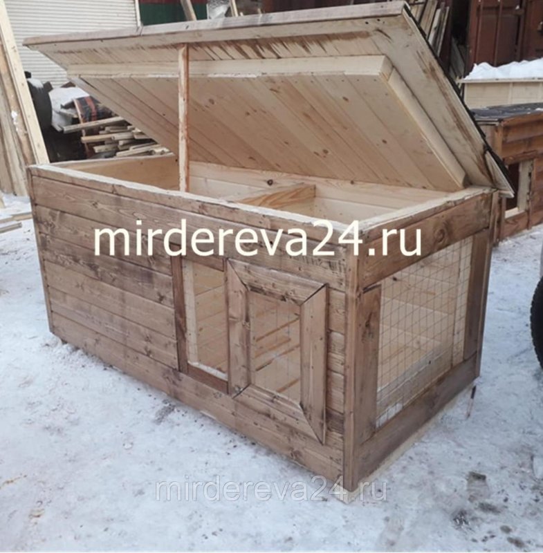 Красивая будка для собаки