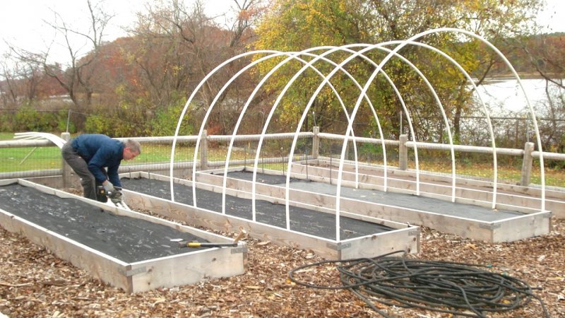 Парник из пластиковых труб