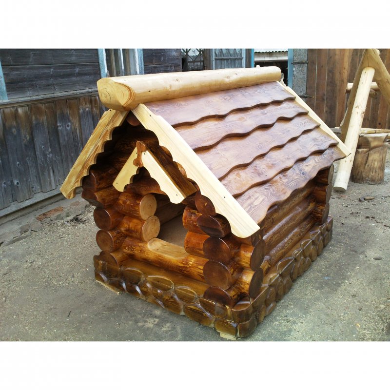 Детские домики из бревна