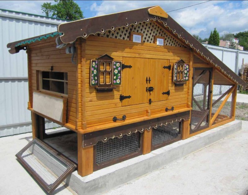 Красивый курятник