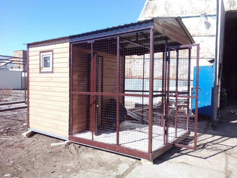 Курятник металлический