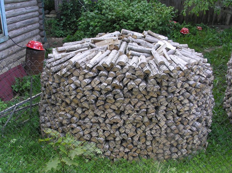 Круглая поленница
