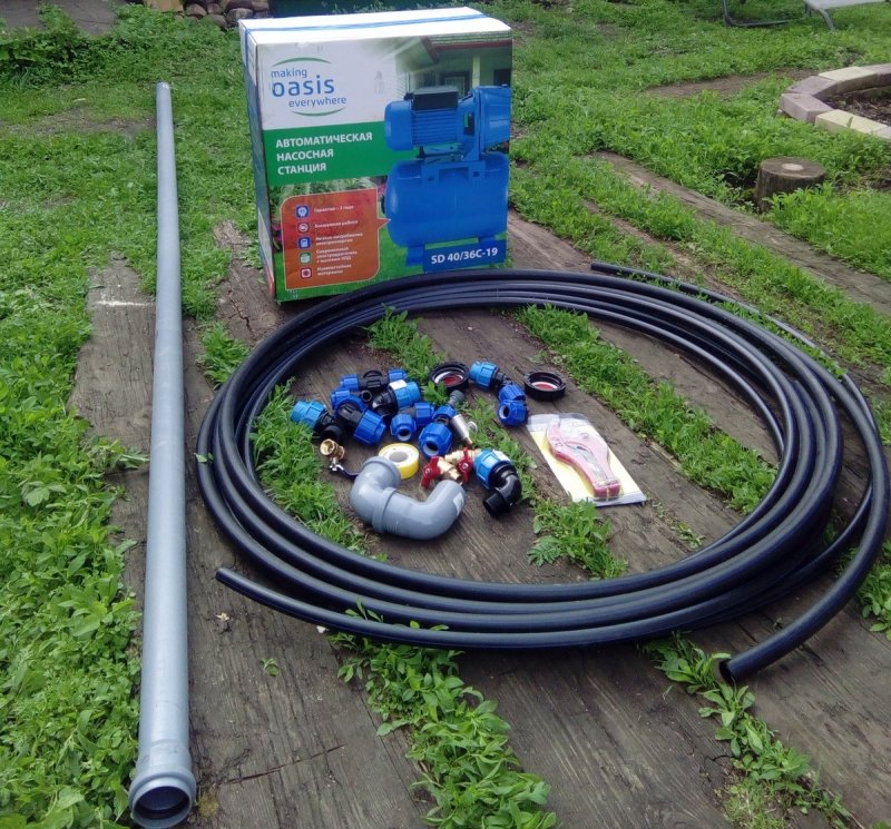 Летний водопровод из ПВХ труб