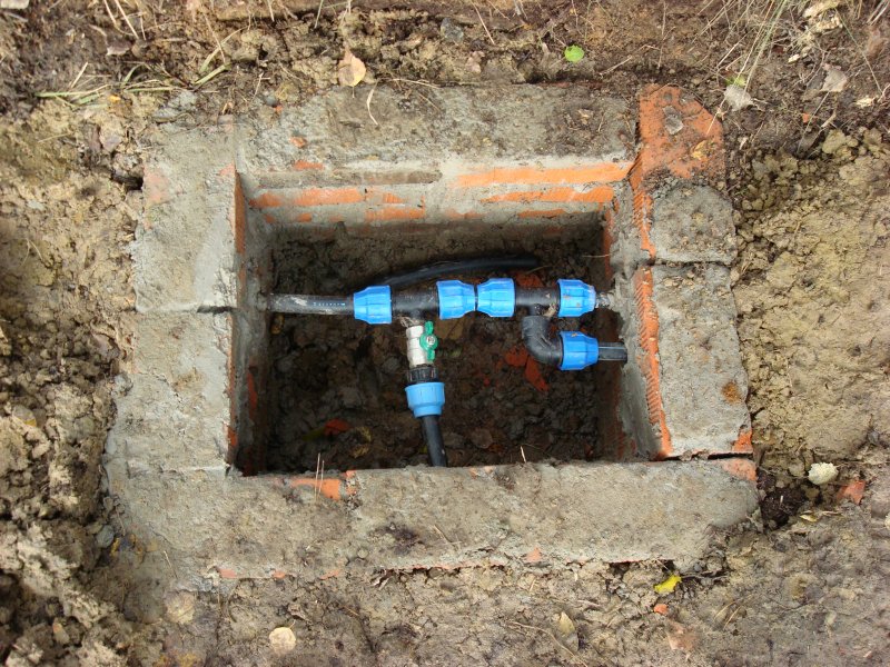 Водопровод для полива из полипропилена