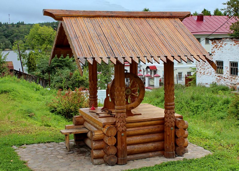 Колодец в деревне
