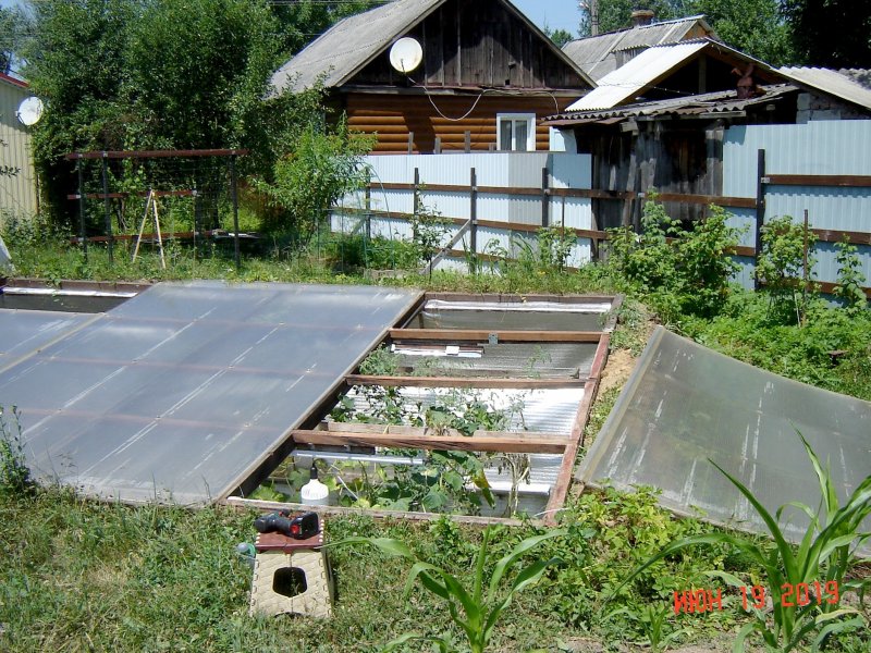 Теплица землянка для круглогодичного садоводства