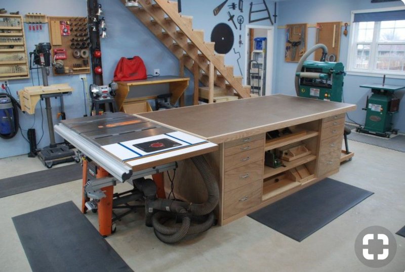 Блочный верстак woodworker
