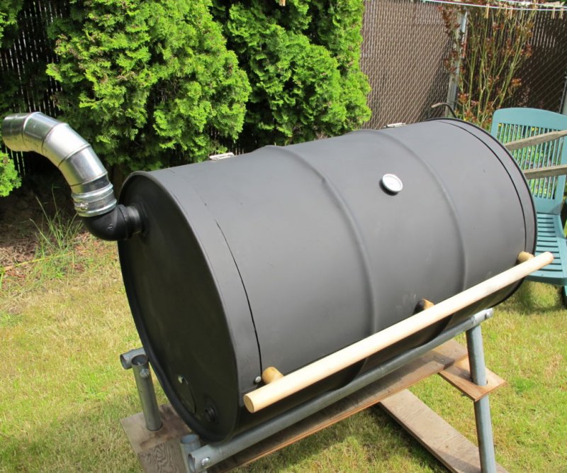 Barrel коптильня мангал