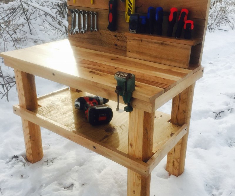 Верстак деревянный