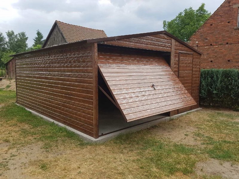 Металлический гараж из профлиста