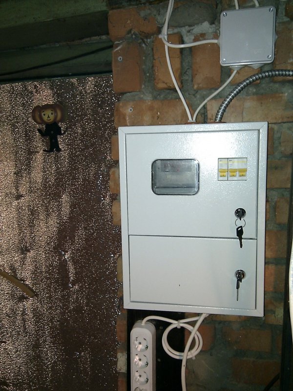 Щиток гаражный ЩУРГ-1-1а-40 220/36 со счетчиком