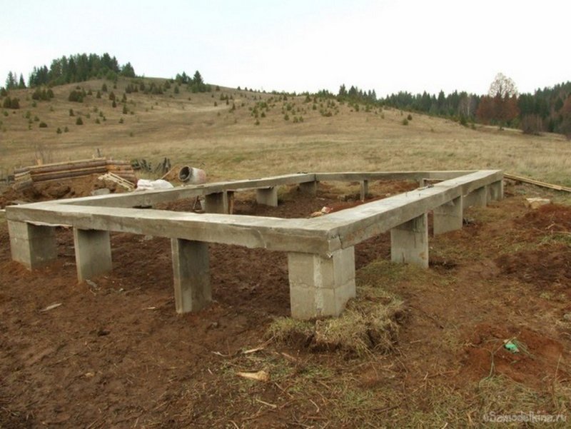 Фундамент столбчатый 1450
