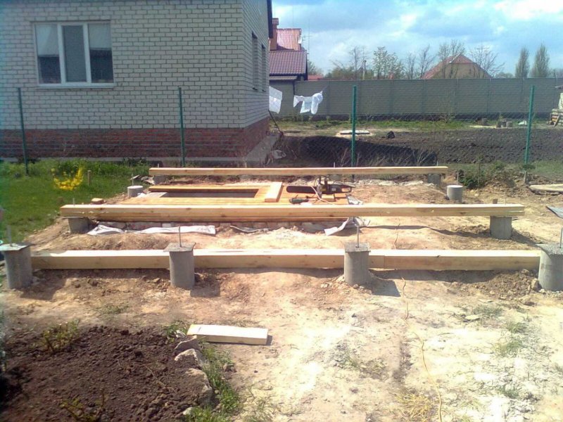 Столбчатый фундамент 6х6