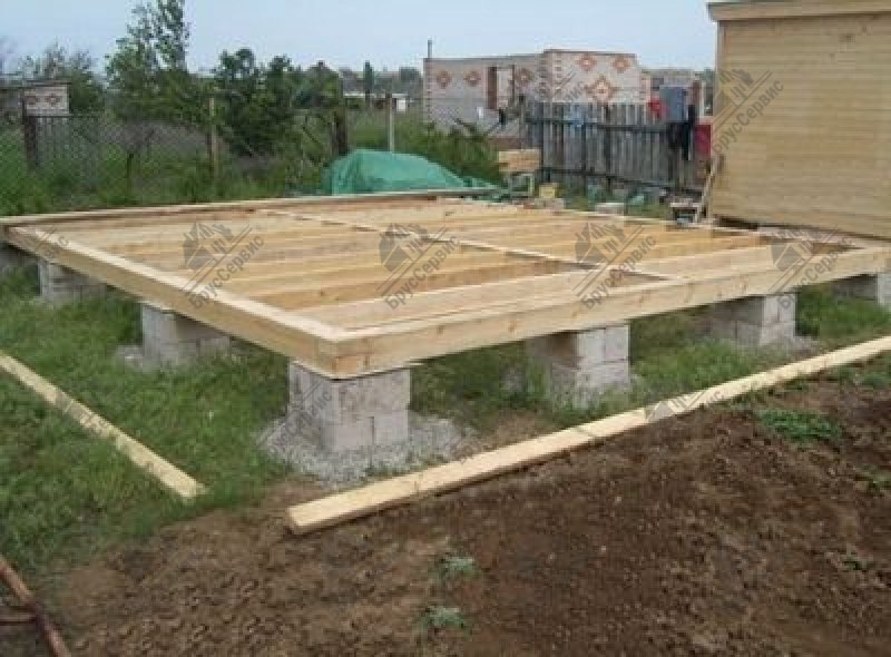Упор под фундамент из арматуры