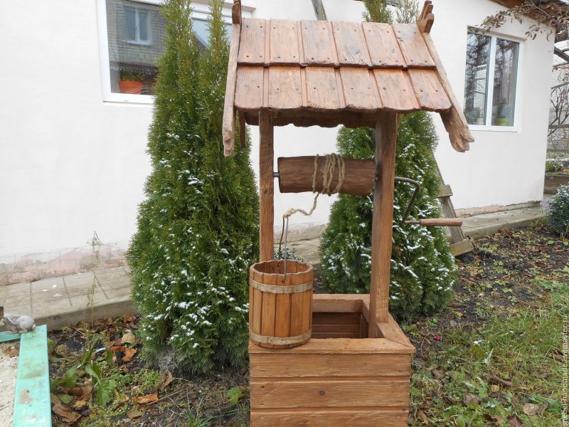 Декоративный колодец