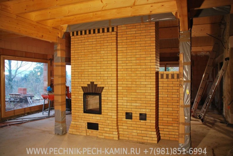 Русская печь на даче