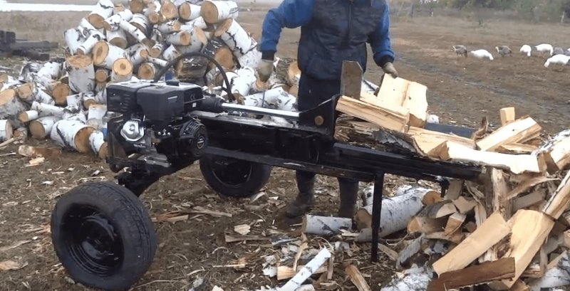 Дровокол гидравлический самодельный 220