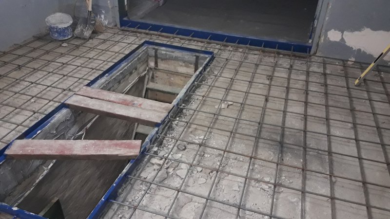 Бетонная стяжка в гараже