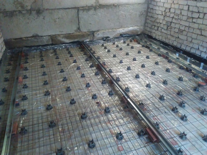 Заливка пола в гараже
