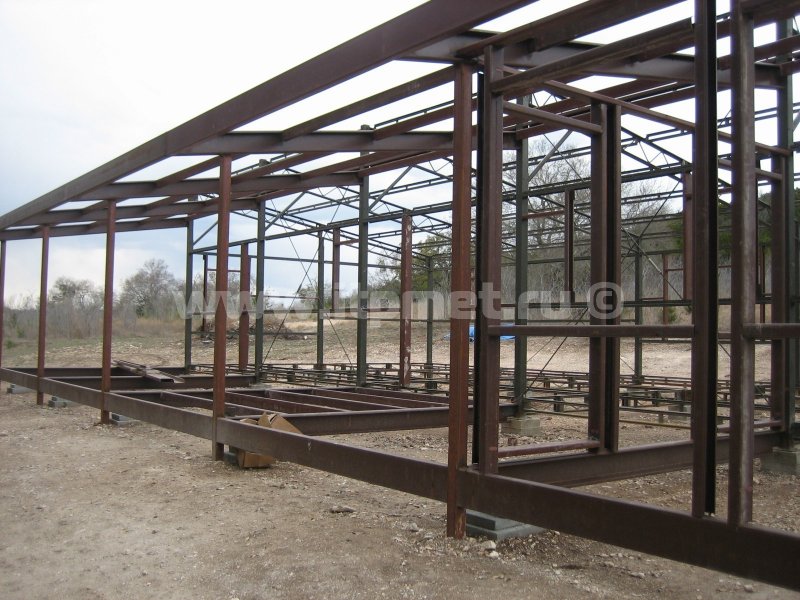Каркас из профилированной трубы