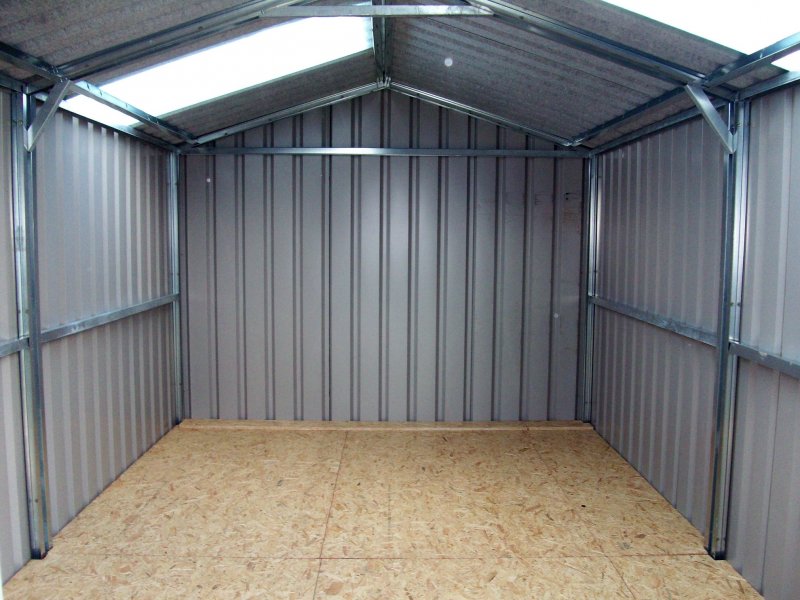 Сарай из металлопрофиль