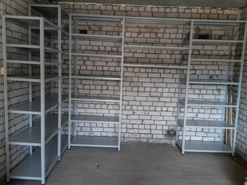 Стеллаж металлический 2000х1000х400