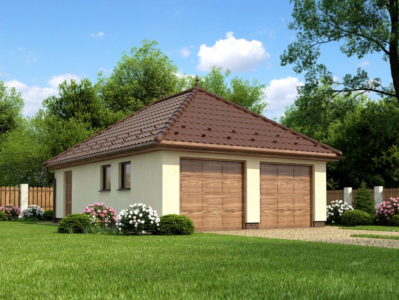 Проекты гаражей из сэндвич панелей 5х12м