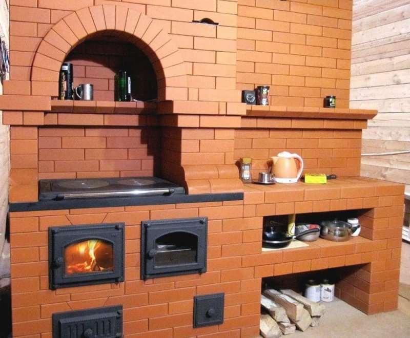 Печь для дома из кирпича
