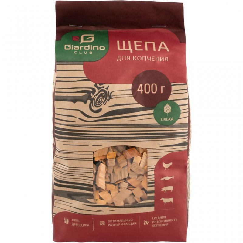 Щепа для копчения 400 г
