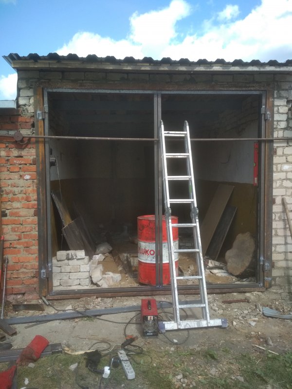 Гараж под КАМАЗ каркасный