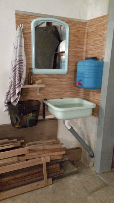 Умывальник в гараж
