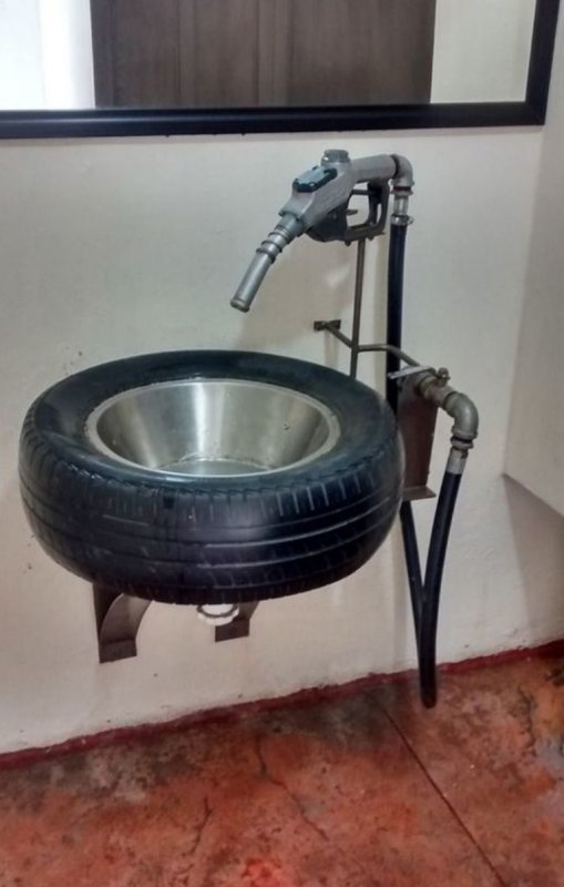 Умывальник в гараж