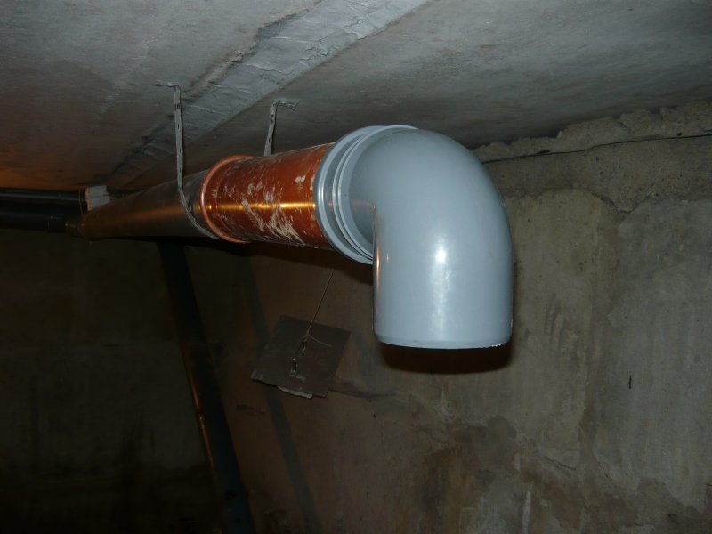Вытяжка из трубы 110