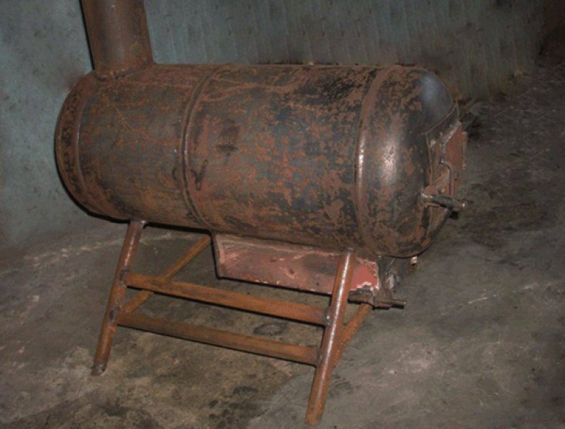 Печь для бани из газового баллона 50 л