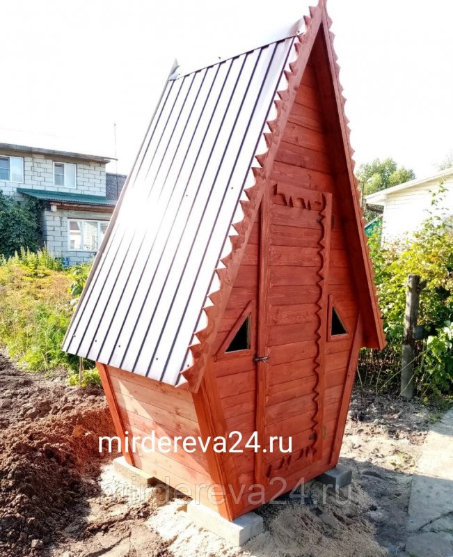 Уличный туалет пропитка рябина