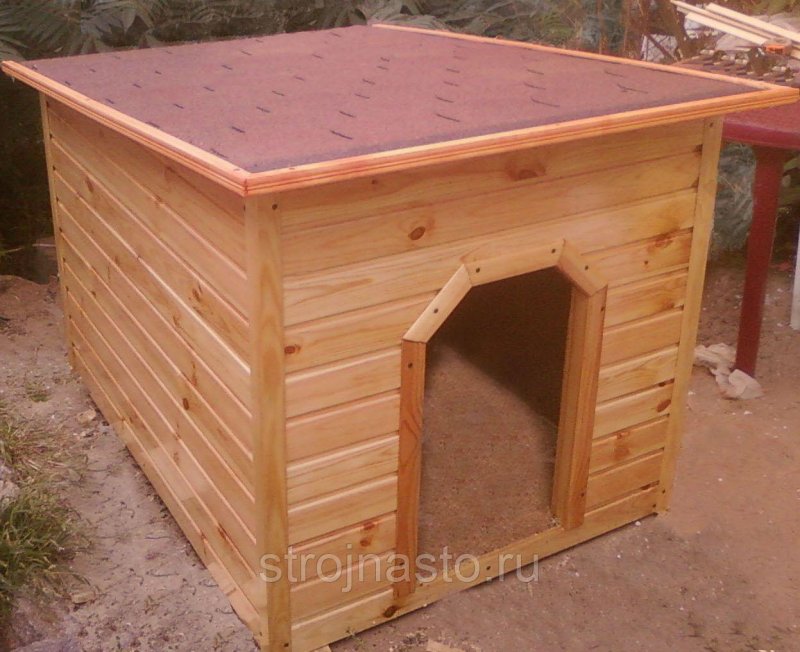 Собачья конура из вагонки