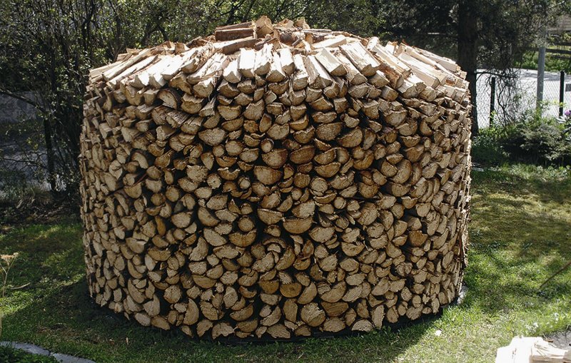 Круглая поленница
