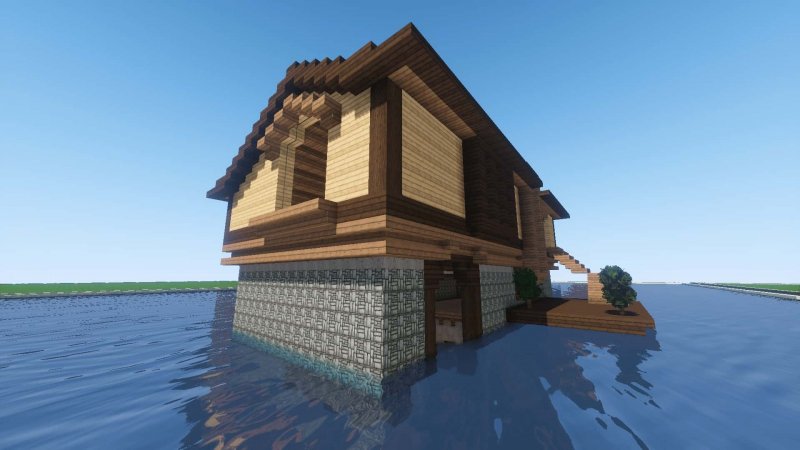 Minecraft колодец