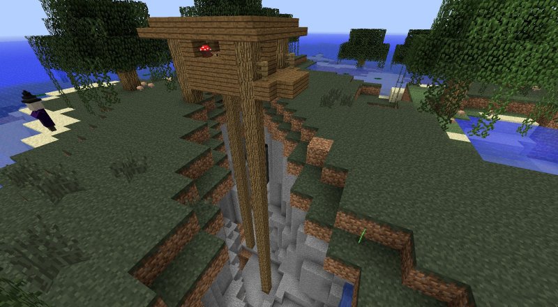 Minecraft деревня 1.14 Тайга