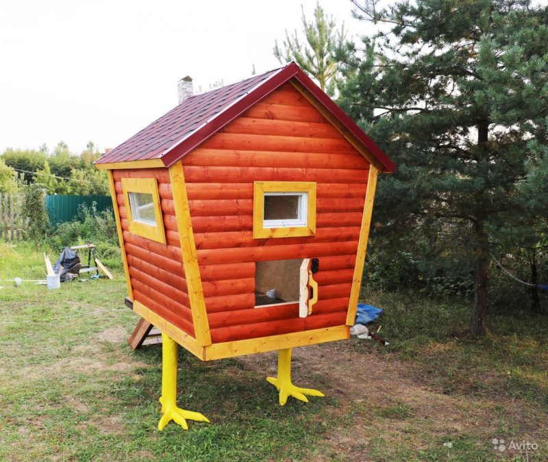 Курятник избушка на курьих ножках