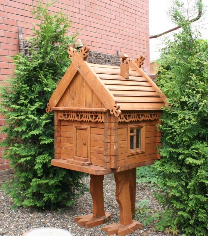 Детские домики из бревна