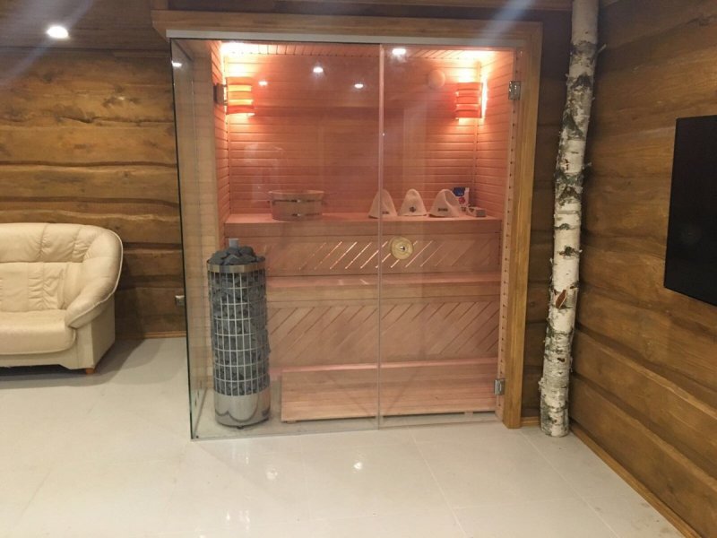Мини сауна в гараже