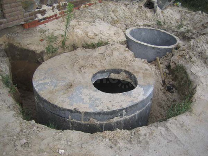 Жб кольца для туалета на даче