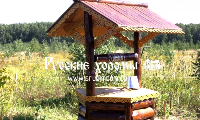 Крыша для декоративного колодца